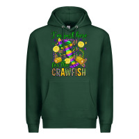 Sports Green ı'm just here for the crawfish olivia Premium Hoodie - OliviaCreatesArt