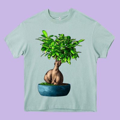Ficus Ginsenge Heavy Core Tee Designed By Lillyallendesigns