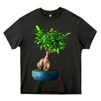 Asphalt Ficus Ginsenge Heavy Core Tee - LillyAllenDesigns