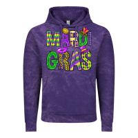 Cloud Purple Mardi Gras Carnaval Mask Vintage Hoodie - BundleAndBundleShop