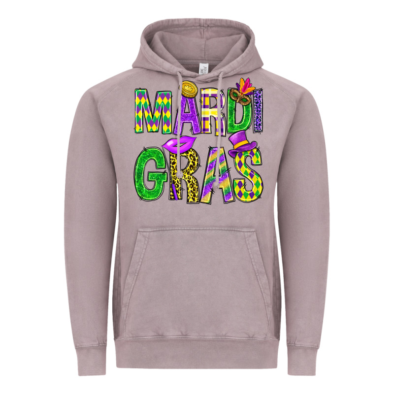 Mardi Gras Carnaval Mask Vintage Hoodie by BundleAndBundleShop | Teevron