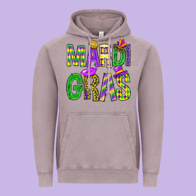 Mardi Gras Carnaval Mask Vintage Hoodie Designed By Bundleandbundleshop
