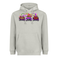 Moon Dust Mardi Gras Farm Trucks Heavyweight Hoodie - FaDigitalArtStudio