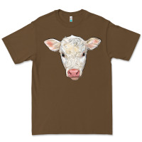 Cacao charolais calf face Premium Tee - LillyAllenDesigns