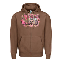 Chestnut give boot to the cancer Zipper Hoodie - CowGirlArtShop
