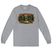 Heather Grey Camouflage Patterned Mama Tried Long Sleeve Tee - Bettercallsaul