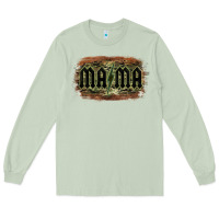 Matcha Camouflage Patterned Mama Tried Long Sleeve Tee - Bettercallsaul