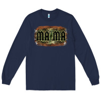 Navy Camouflage Patterned Mama Tried Long Sleeve Tee - Bettercallsaul