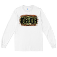 White Camouflage Patterned Mama Tried Long Sleeve Tee - Bettercallsaul