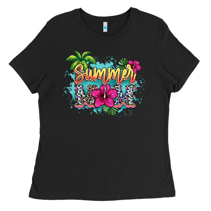 Summer Mom Ladies Tee by NancyCooperArtShop | Teevron