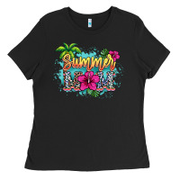 Black summer mom Ladies Tee - NancyCooperArtShop