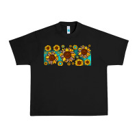 Black leopard sunflower gemstone Urban Heavy Tee - JahusDesignShop