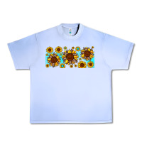 Grape Ice leopard sunflower gemstone Urban Heavy Tee - JahusDesignShop