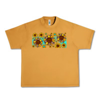 Peanut Butter leopard sunflower gemstone Urban Heavy Tee - JahusDesignShop