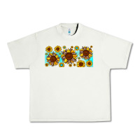Pistachio leopard sunflower gemstone Urban Heavy Tee - JahusDesignShop