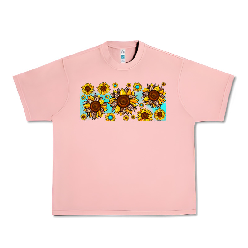 Leopard Sunflower Gemstone Urban Heavy Tee by JahusDesignShop | Teevron