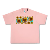 Salmon leopard sunflower gemstone Urban Heavy Tee - JahusDesignShop