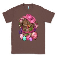 Chestnut Cowboy Rabbit Easter Classic Tee - BundleAndBundleShop