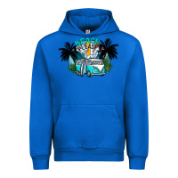 Cobalt beach please Urban Hoodie - CowhideDigitalArt
