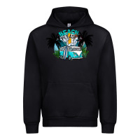 Foreset Green beach please Urban Hoodie - CowhideDigitalArt