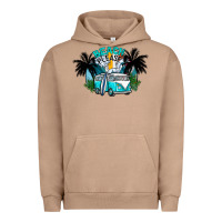 Pigment Burro beach please Urban Hoodie - CowhideDigitalArt
