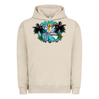 Pigment French Oak beach please Urban Hoodie - CowhideDigitalArt