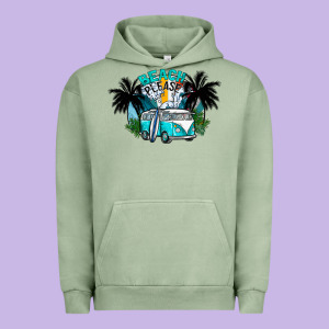 Beach Please Urban Hoodie Designed By Cowhidedigitalart
