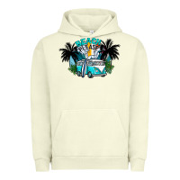 Pigment Pistachio beach please Urban Hoodie - CowhideDigitalArt