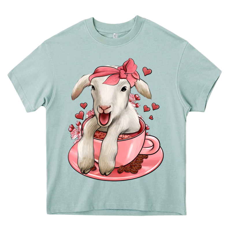Valentines Day Lamb Heavy Core Tee by Jasminsmagicworld | Teevron