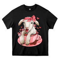 Black valentines day lamb Heavy Core Tee - Jasminsmagicworld