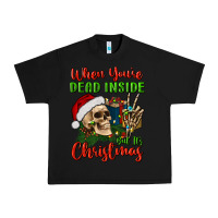 Black when you’re dead inside but it's christmas Urban Heavy Tee - BundleAndBundleShop