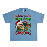 Pebble Blue when you’re dead inside but it's christmas Urban Heavy Tee - BundleAndBundleShop