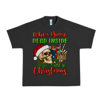 Pigment Black when you’re dead inside but it's christmas Urban Heavy Tee - BundleAndBundleShop