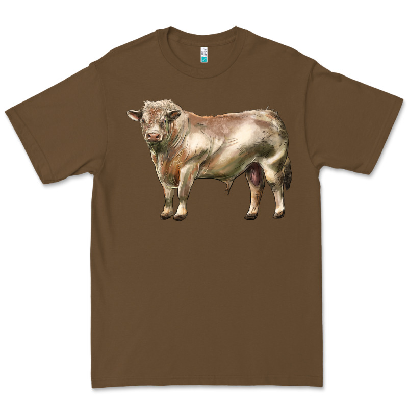 Charolais Bull Premium Tee by LillyAllenDesigns | Teevron