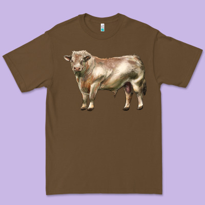 Charolais Bull Premium Tee Designed By Lillyallendesigns