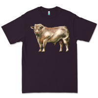 Plum charolais bull Premium Tee - LillyAllenDesigns