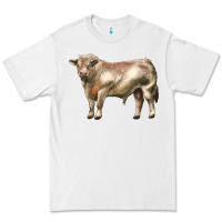 White charolais bull Premium Tee - LillyAllenDesigns