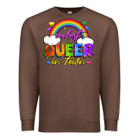 Chestnut Coolest queer in town Premium Sweatshirt - FaDigitalArtStudio