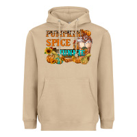 Mushroom Pumpkin Spice Junkie Heavyweight Hoodie - FaDigitalArtStudio