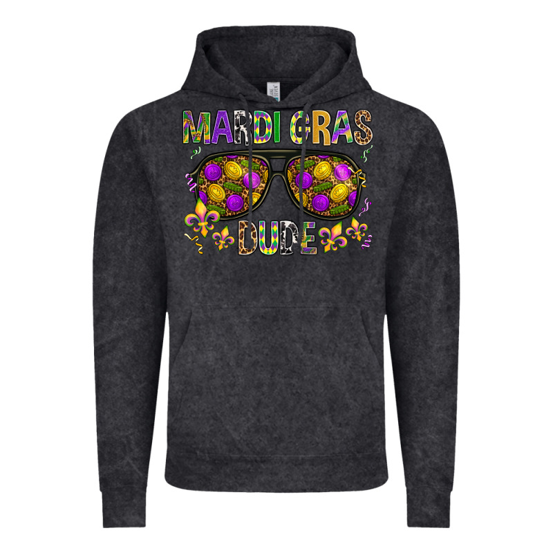 Mardi Gras Dude Vintage Hoodie by BundleAndBundleShop | Teevron
