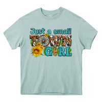 Arona just a small town girl with sunflowers and money Heavy Core Tee - AdoDesignShop