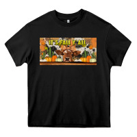 Black it's fall y'all cow Heavy Core Tee - Jasminsmagicworld