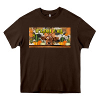 Chocolate Brown it's fall y'all cow Heavy Core Tee - Jasminsmagicworld