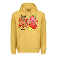 Antique Gold sweet summer time waterolor Premium Hoodie - CowCowDesign