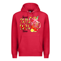 Cardinal sweet summer time waterolor Premium Hoodie - CowCowDesign