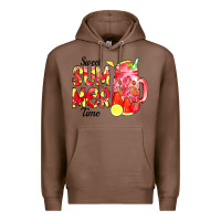 Chestnut sweet summer time waterolor Premium Hoodie - CowCowDesign