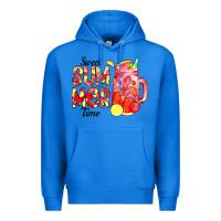True Royal sweet summer time waterolor Premium Hoodie - CowCowDesign