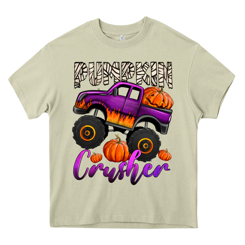 Pumpkin Crusher Monster Truck Heavy Core Tee by Jasminsmagicworld | Teevron