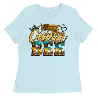 Baby Blue queen bee Ladies Tee - LillyAllenDesigns