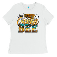 White queen bee Ladies Tee - LillyAllenDesigns